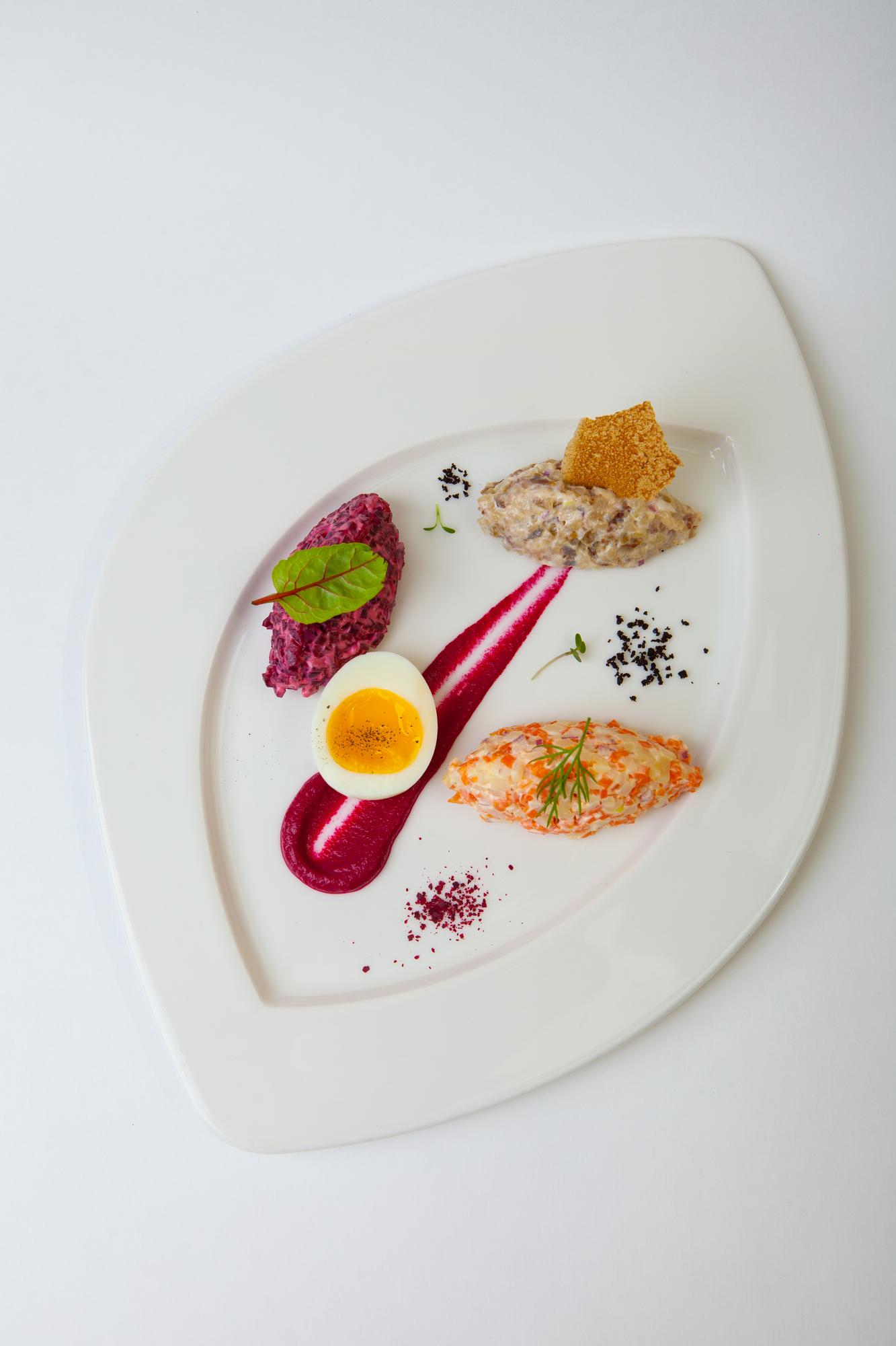 Tasting menu spread